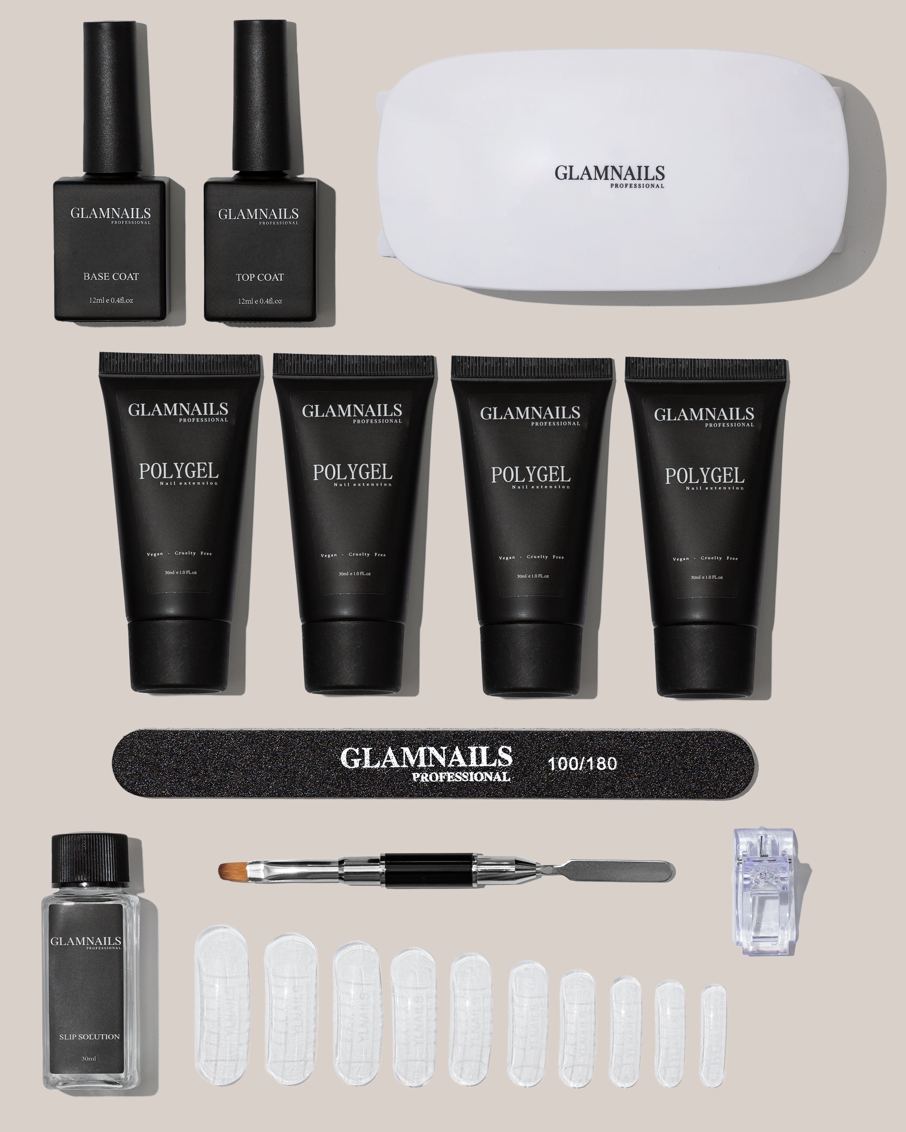 Glamnailsprofessional Gezondheid & beauty > Nagelverzorging > Nagelgel Polygel Starterset | 2+2 Gratis Kleuren