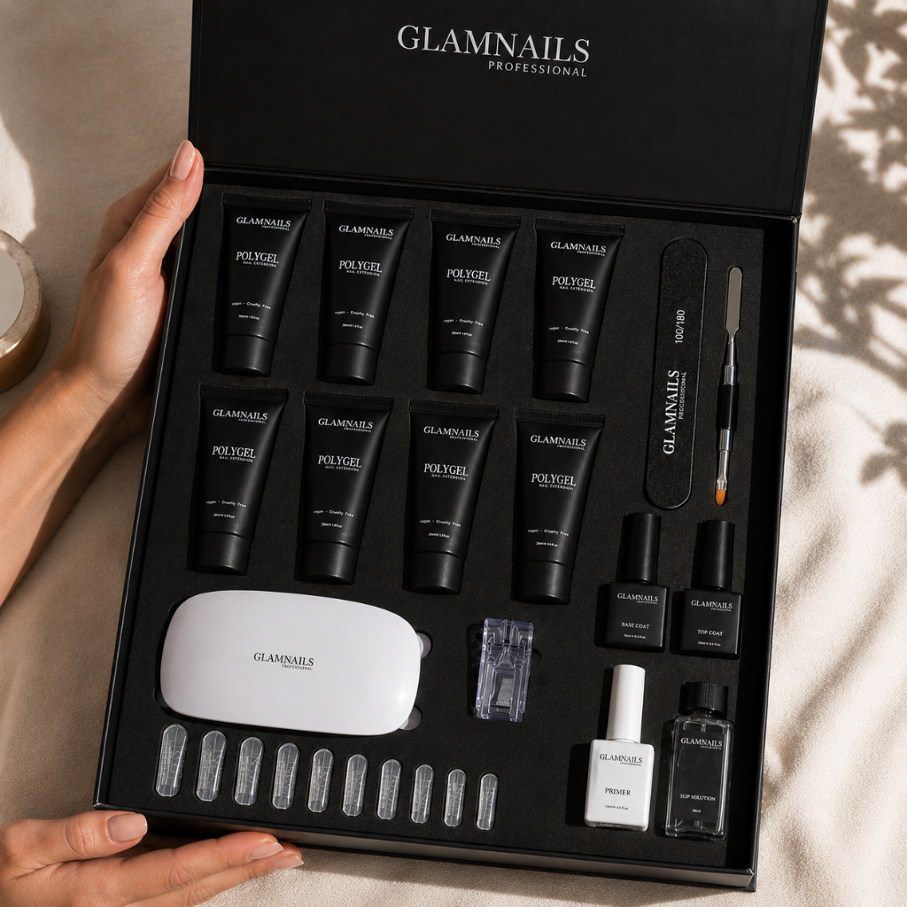 Polygel Starterset | 3+3 Gratis Kleuren Glamnailsprofessional 