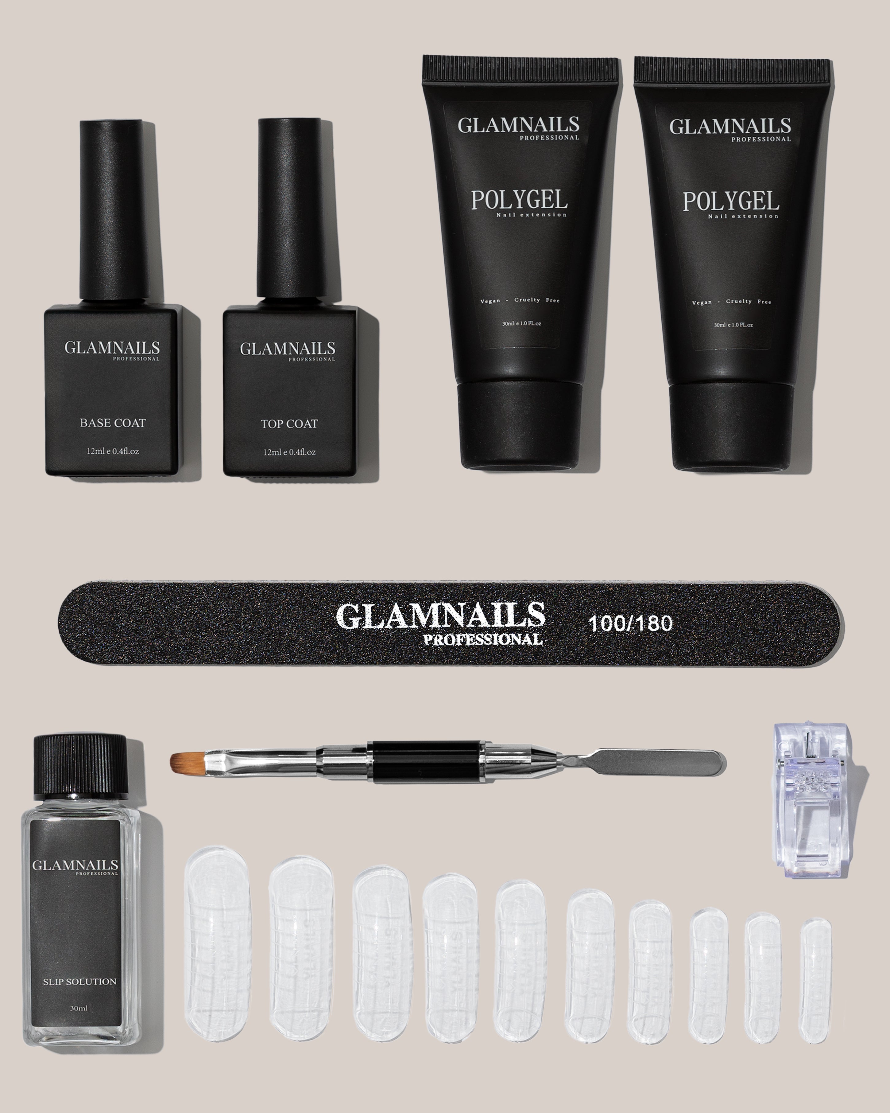 Glamnailsprofessional Gezondheid & beauty > Nagelverzorging > Nagelgel Polygel Starterset | 1+1 Gratis Kleuren